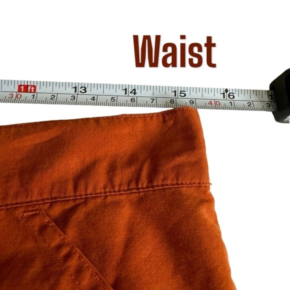 Woolrich Skirt Ruched Sides Henna Burnt Orange Color Women's Size 8 - Picture 5 of 8